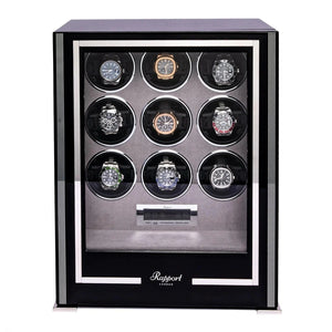 Rapport London Ebony Rapport London Watch Winder - Paramount Nine Watch Winder - Ebony