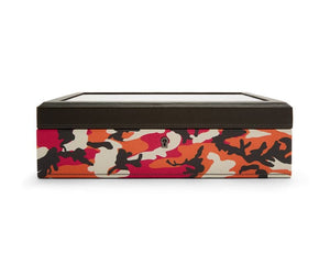 WOLF Orange WOLF Elements 10 Piece Watch Box - Water