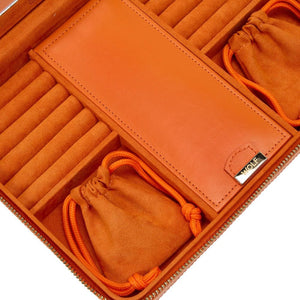 WOLF WOLF Maria Large Zip Case - Tangerine