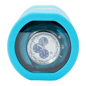 WOLF Blue WOLF Travel Watch Winder - The Rocket - Robins Egg Blue