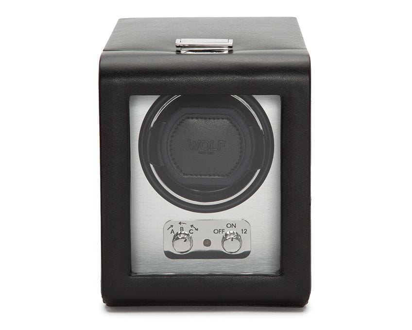 WOLF Gray WOLF Watch Winder - Heritage Single Winder - Brushed Metal