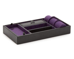 Wolf Valet Tray Black/Purple WOLF Blake Valet Tray With Cuff