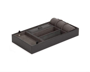 Wolf Valet Tray Grey WOLF Blake Valet Tray With Cuff- Grey