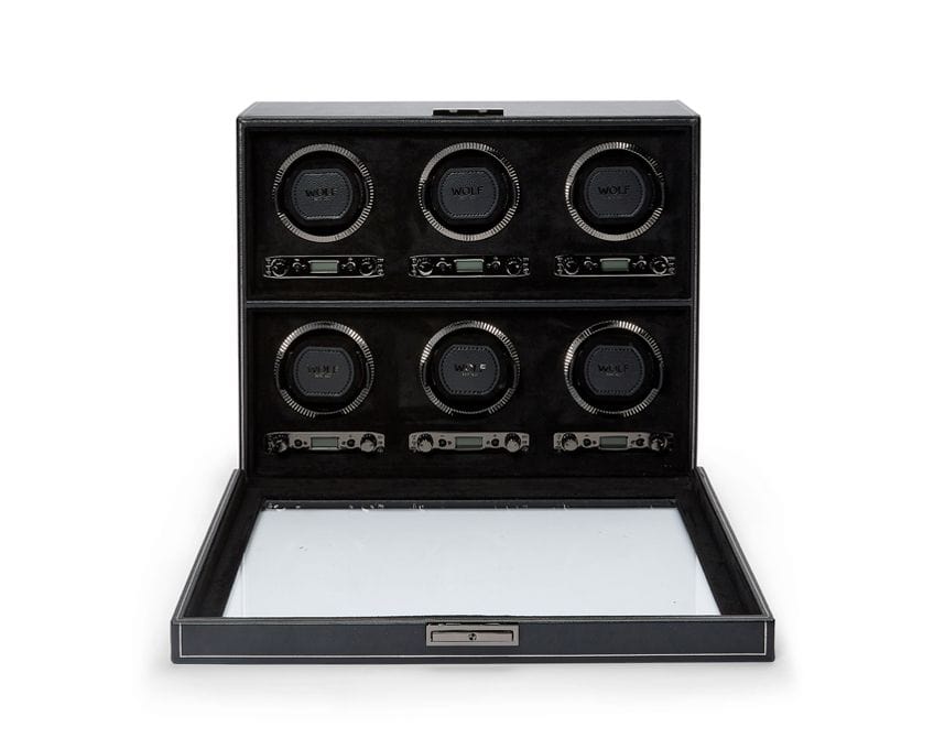 WOLF British Racing 6 Piece Watch Winder