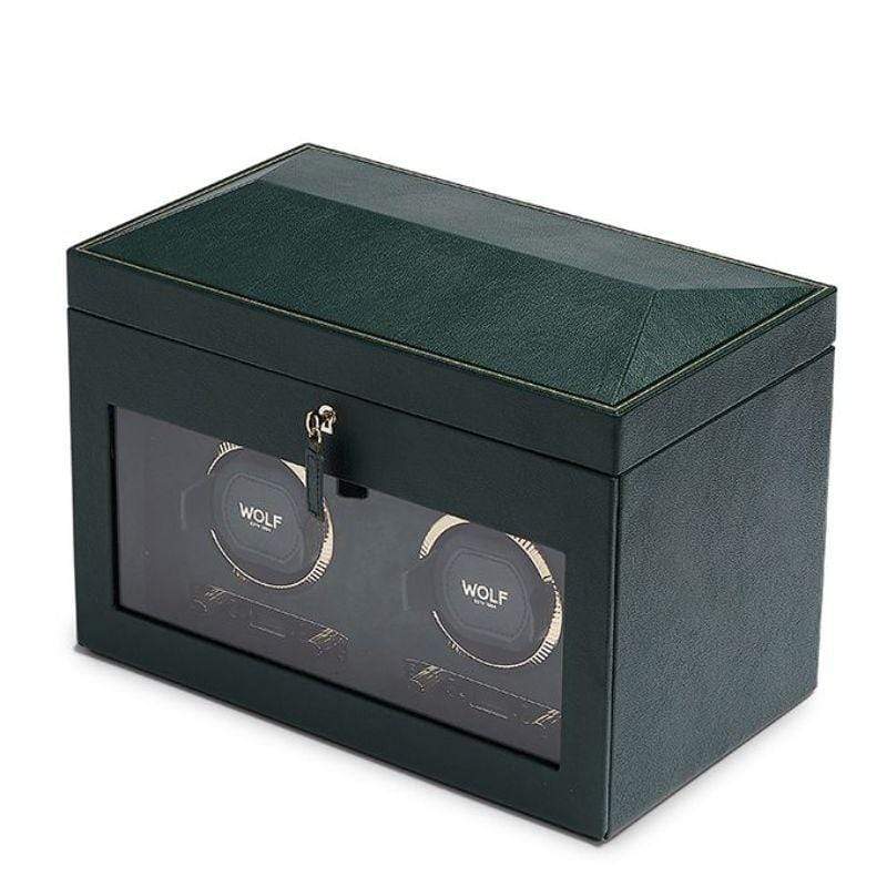 Wolf Triple Watch Winder with Storage in Copper