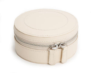 Wolf Zip Case Ivory WOLF Sophia Round Zip Case